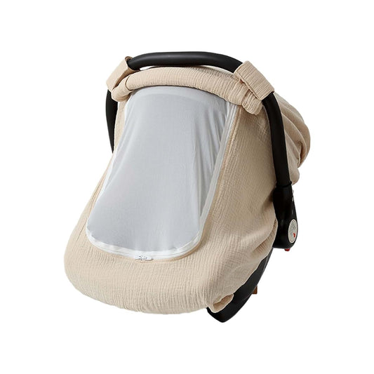Diioomieeu Lightweight Canopy Cotton Baby Cover With Peekaboo Window