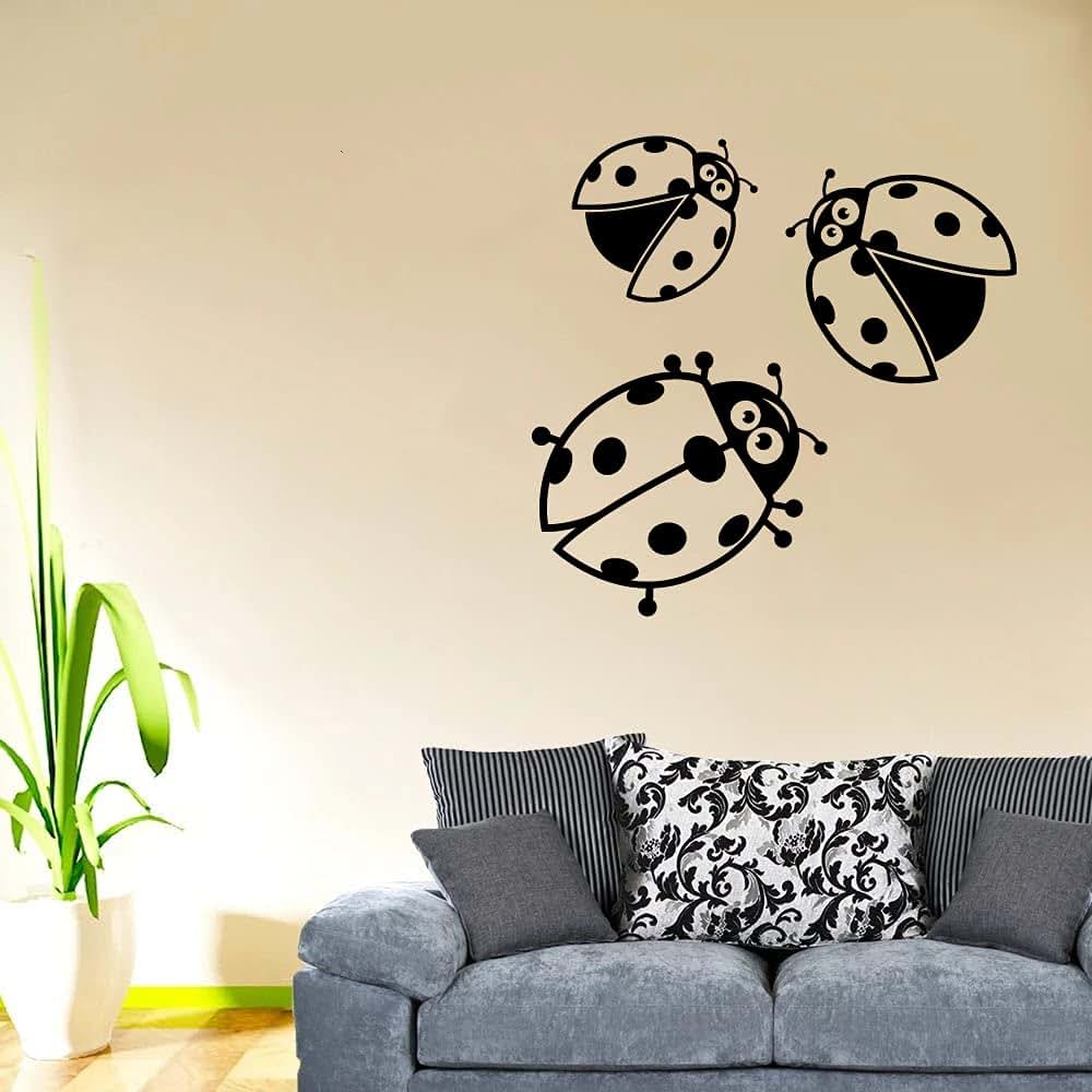 Ladybug Vinyl Animal Decal Stickers for Kid Bedroom Decor