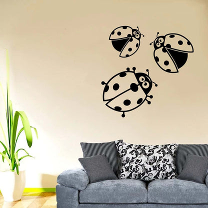 Ladybug Vinyl Animal Decal Stickers for Kid Bedroom Decor