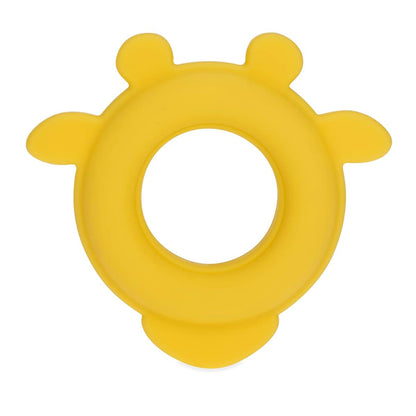 Nuby Natural Wood Teether Silicone Giraffe
