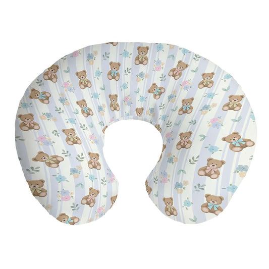 Cstdyfrv Cute Bear Boho Floral Nursing Pillow Cover