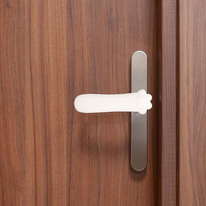 SOESFOUFU Door Handle Protective Covers, Silicone Doorknob Sleeves 2-Pack, 6.10 x 2.36 x 1.96 in