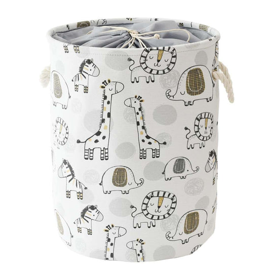 INough Baby Hamper Kids Laundry Basket Nursery Hamper Stuff animal Organizer,Toy Baskets Corner Stuffed Animal Storage