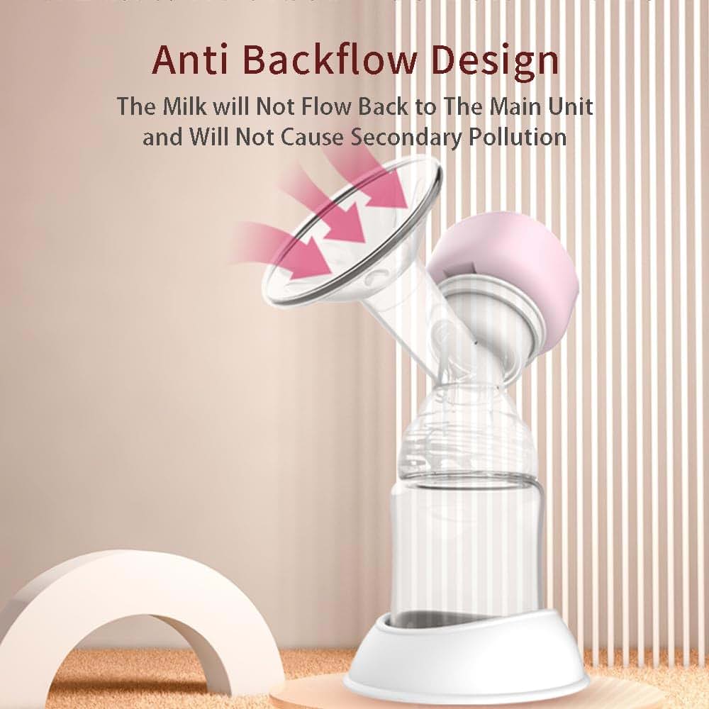 Metanthou 4 Modes and 12 Levels LED Display Rechargeable Electric Breast Pump with Painless Breast Soak Silicone (photo 4)