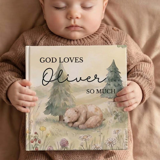 Noni Personalized Nursery Rhymes Book, Custom Baby Name Storybook, Baby Shower for Boy or Girl, First Birthday Keepsake