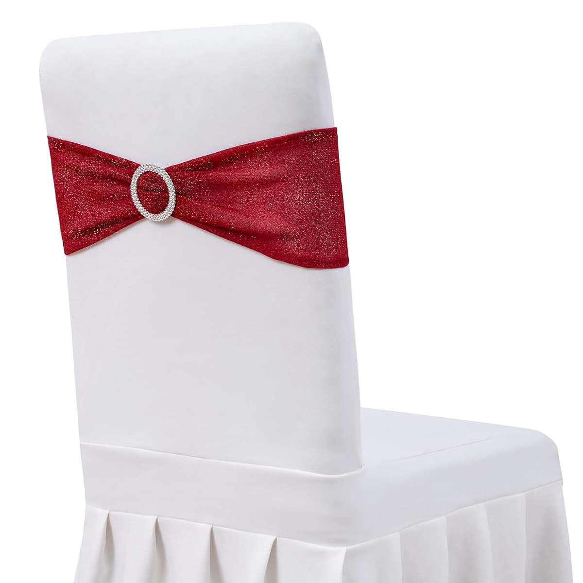 Eternal Beauty Red Spandex Chair Sashes