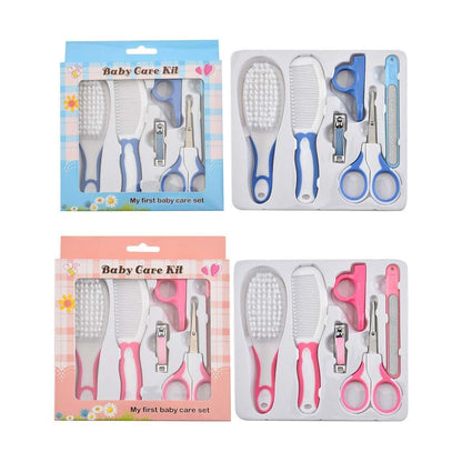 Cherjoury 6 Pcs Baby Nail Hair Daily Care Kit Kids Grooming Brush and Manicure Set Daily Care Kit (0-3 Years+) Hair Hoop (photo 3)