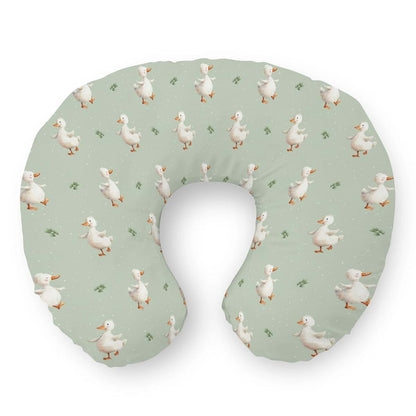Selgkds Spring Duck Boho Leaves Nursing Pillow Cover