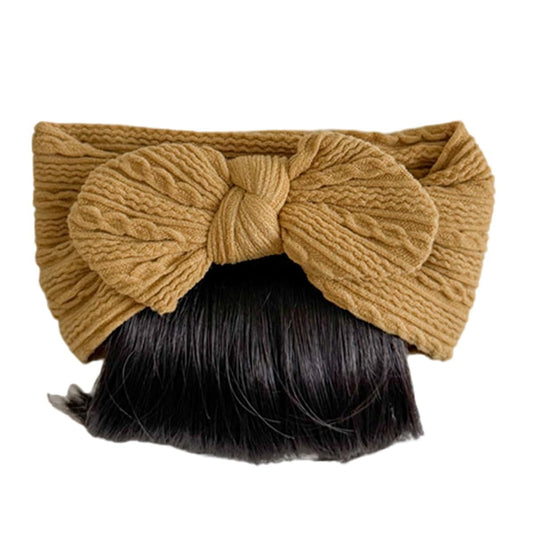 ZEPFJHE Lovely Headband for Girls, Infant Baby Headwear New Year's Hair Accessory with Bowknot Decor Multi Color Option