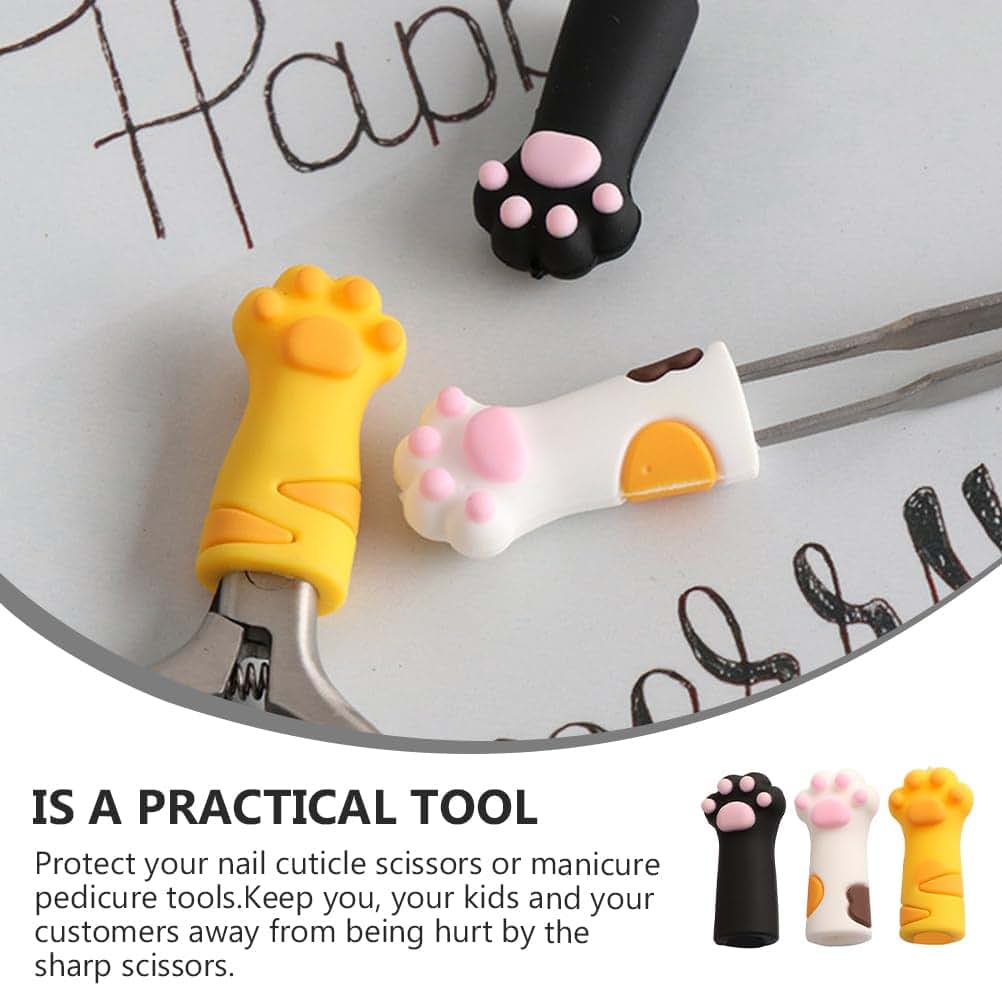 BabyOneStop Cat Paw Nipper And Scissors Protective Covers, 9 Pack