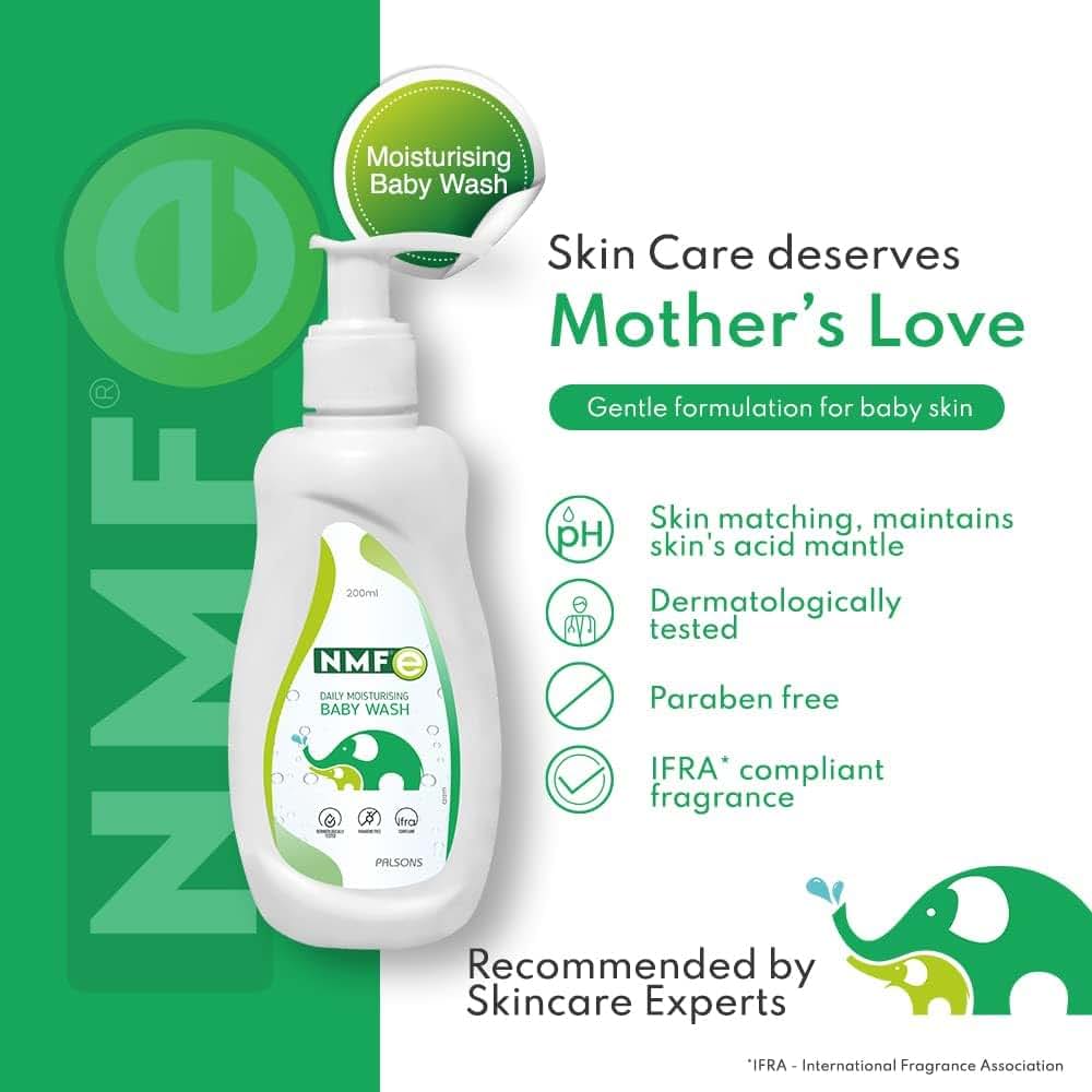 Moisturizing Baby Wash with Aloe Vera and Oat Milk for Newborns