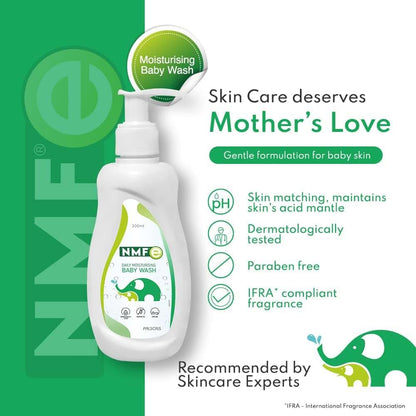 Moisturizing Baby Wash with Aloe Vera and Oat Milk for Newborns