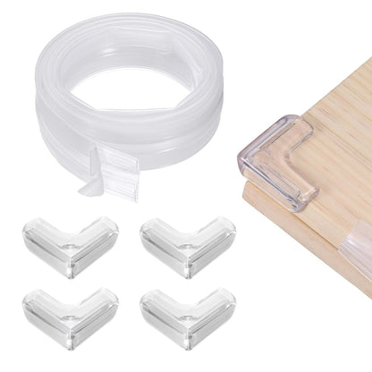uxcell Edge Corner Protector Transparent Safety Guard