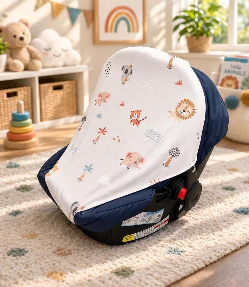 Cubberme Multi-Use Car Window Shade for Babies & Toddlers, Can be Used as a Nursing Cover and Car Seat Cover, Newborn (photo 2)