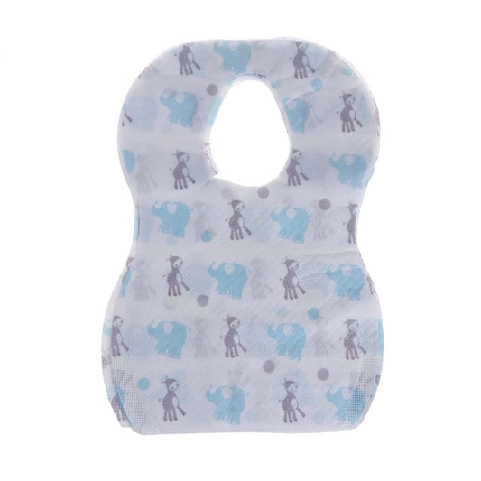 MinnowXY 20 Pcs Sterile Disposable Bibs with Pocket