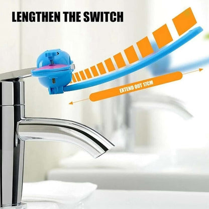 Jenivaint Faucet Extender Blue PP Sink Handle Extender (photo 3)
