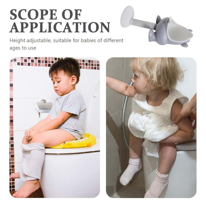 TOYANDONA Adjustable Height Baby Boy Standing Urinal Potty Training Wall Mounted Plastic