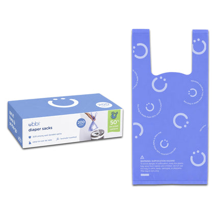 Ubbi Disposable Diaper Sacks Lavender