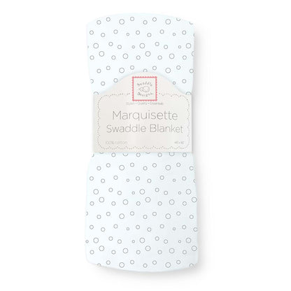 SwaddleDesigns Marquisette Receiving Swaddle Blanket 100% Cotton 46x46 Inches