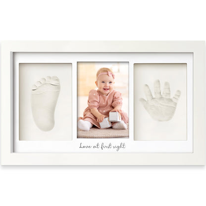 KeaBabies Baby Handprint Kit - Clay Keepsake Frame
