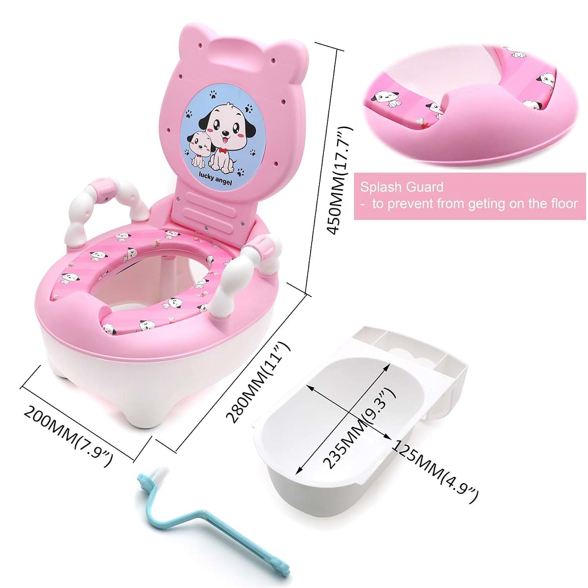 Httmt Portable Potty Training Toilet Seat Stool Chair