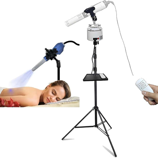 UDXHIRBKE Electric Rotating Stable Tripod, 2.1M Terahertz Wand Holder with Remote Control, 0-360° Adjustable Rotation