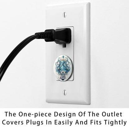 Cdgiruowunv Nautical Octopus Outlet Plug Covers For Electrical Sockets (photo 3)