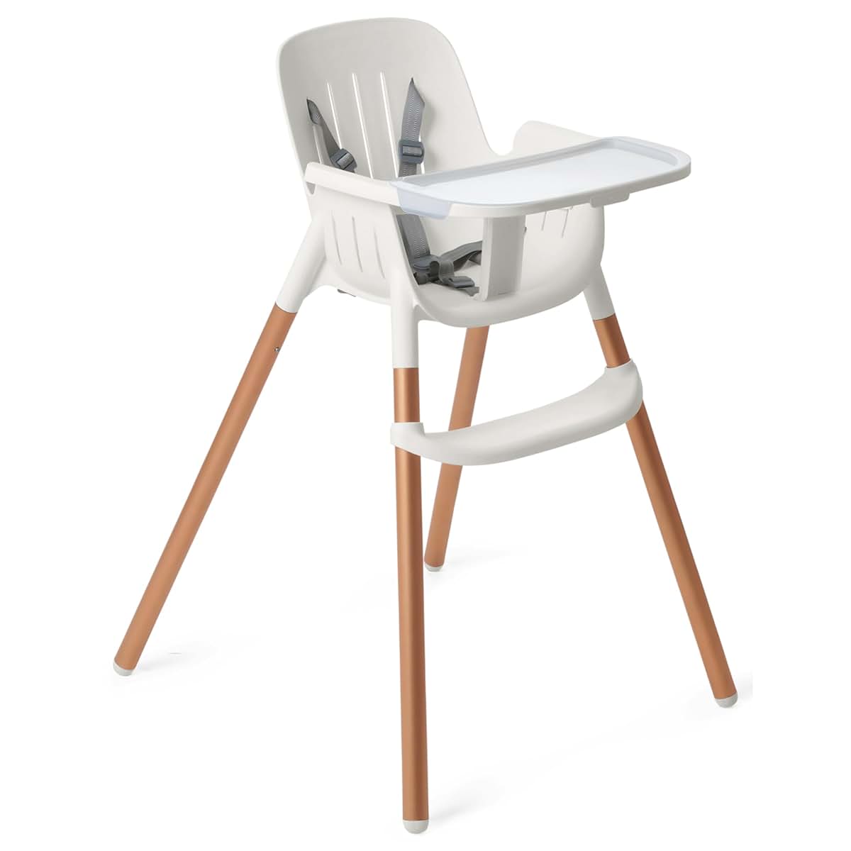Peg Poke High Chair Polar White Gold Wipeable 6-36 Months