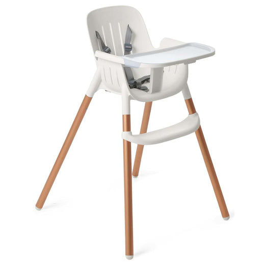 Peg Poke High Chair Polar White Gold Wipeable 6-36 Months
