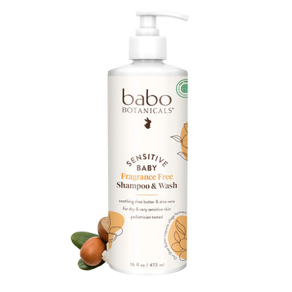 Babo Botanicals Sensitive Baby Shampoo & Wash