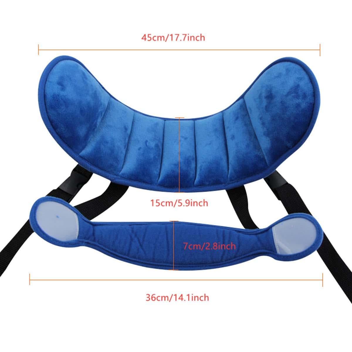 Adjustable Car Seat Head Support Band for Infants and Toddlers