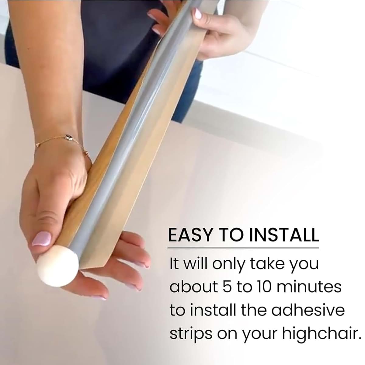Decorative Bamboo Style Highchair Leg Wraps for Baby Accessories