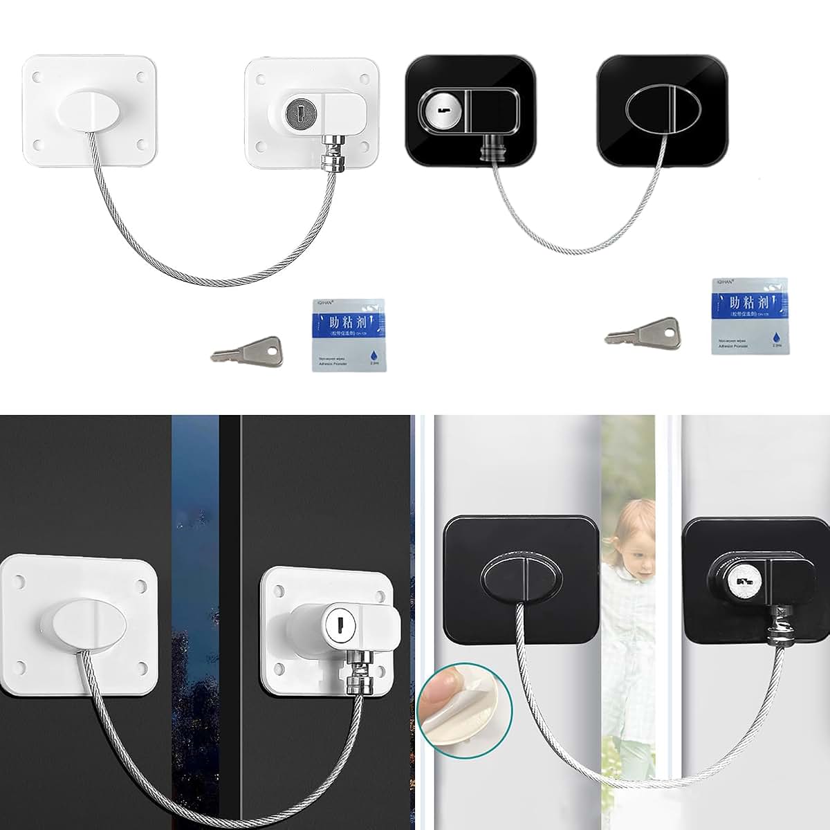Houniixie Fridge And Window Multi-Purpose Lock (photo 2)