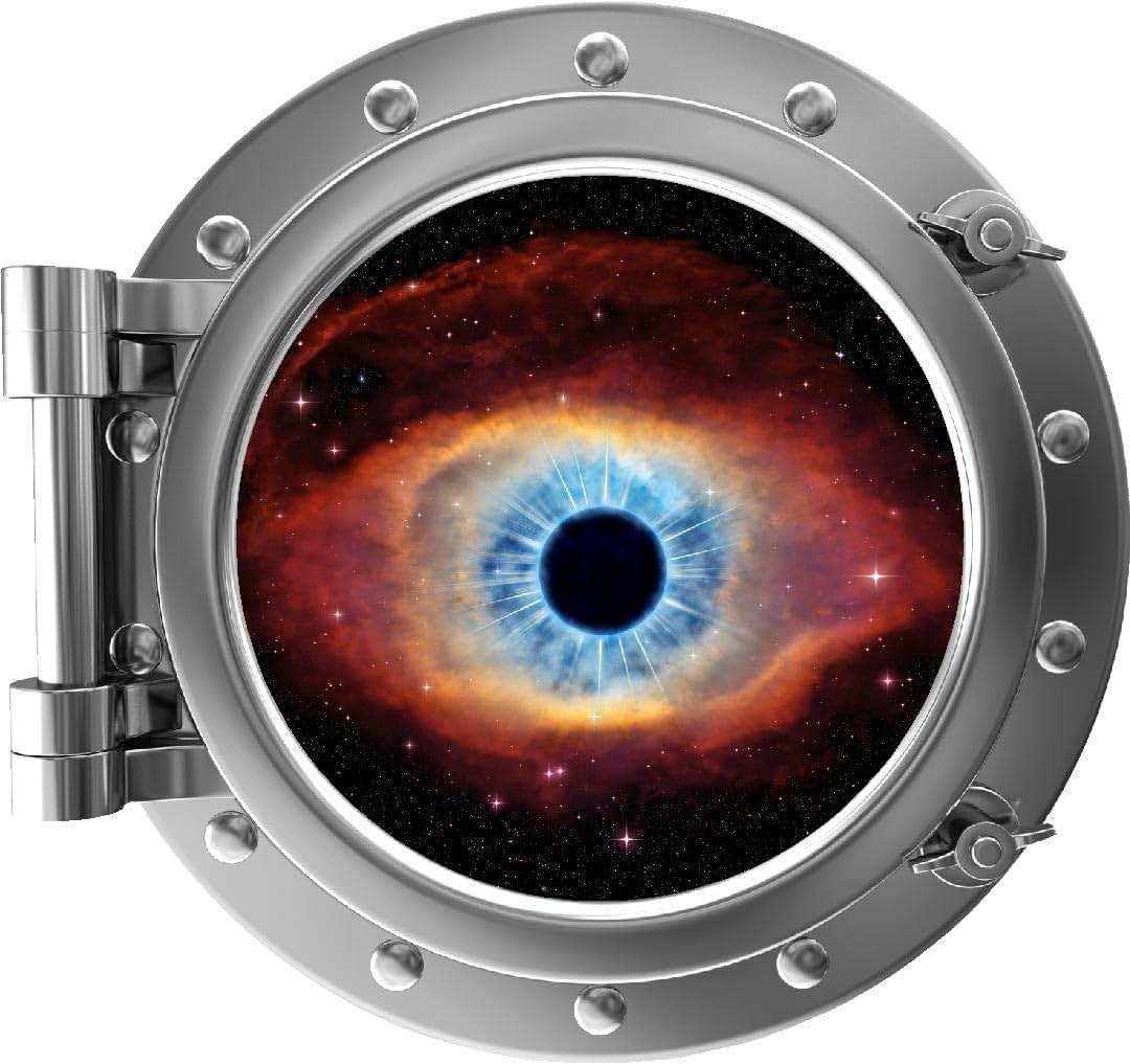 Stickit Graphix 12" PortScape Cats Eye Nebula Porthole Wall Decal