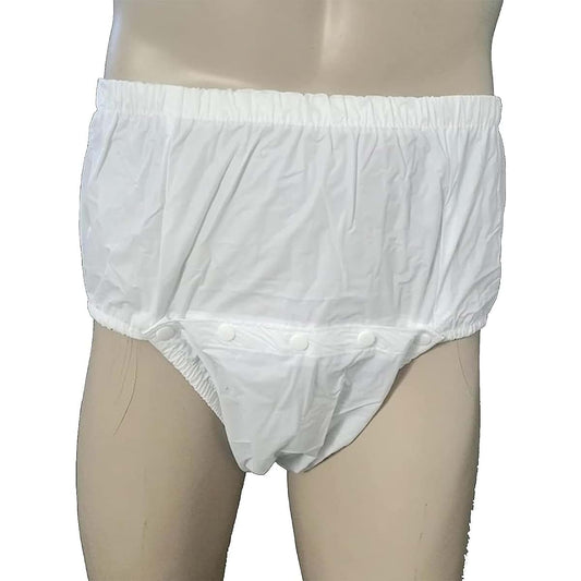 TAPIVA Elderly Incontinence Plastic Safety Pants/Adult Diapers, Pull On Plastic Pants/Diapers Waterproof Reusable