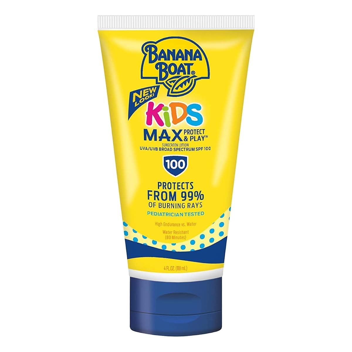 Banana Boat Kids Max Protect & Play Lotion, 4 Ounce Sun Care