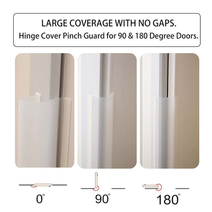 BabyOneStop Door Finger Pinch Guard Clear Door Jam Shield