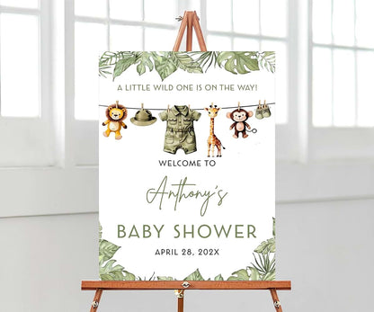 SpecialGift Custom Baby Shower Welcome Sign, 4 mm Corrugated Plastic (photo 2)