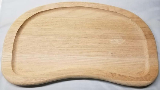 Antique Hardware & More Solid Grooved Red Oak High Chair Tray Wood Antique Vintage Baby Toddler Infant seat