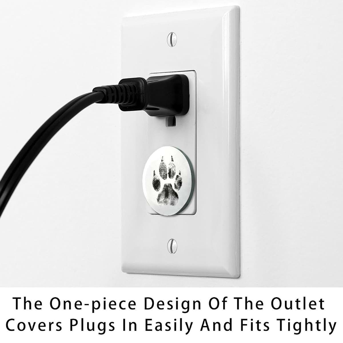Cdgiruowunv Animal Paw Print Outlet Covers 24-Pack (photo 3)