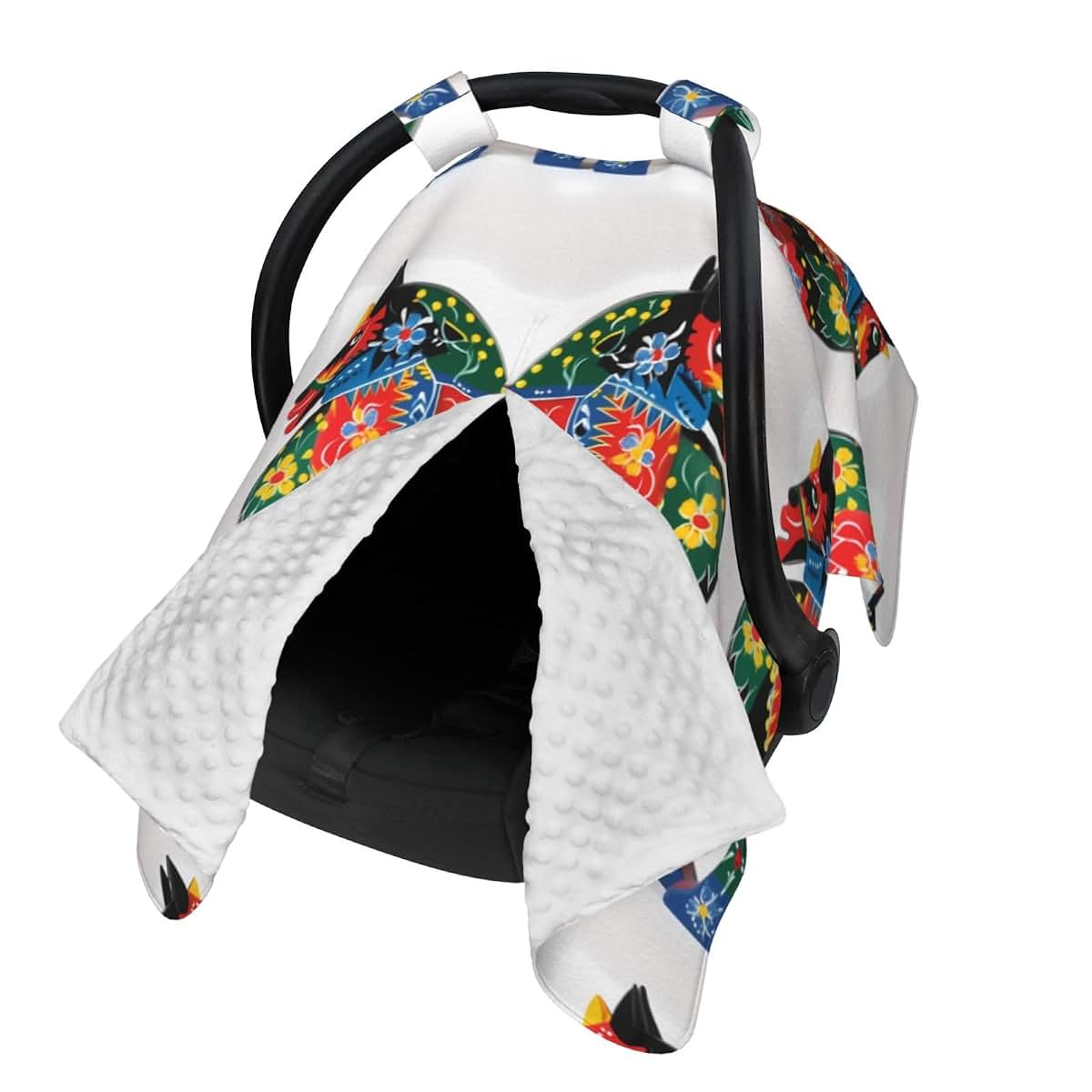 GDSHJKLW Baby Car Seat Canopy Cover for Mom, Soft Breathable Nursing Breastfeeding Covers Multi Use Stroller Sun Shade (photo 2)