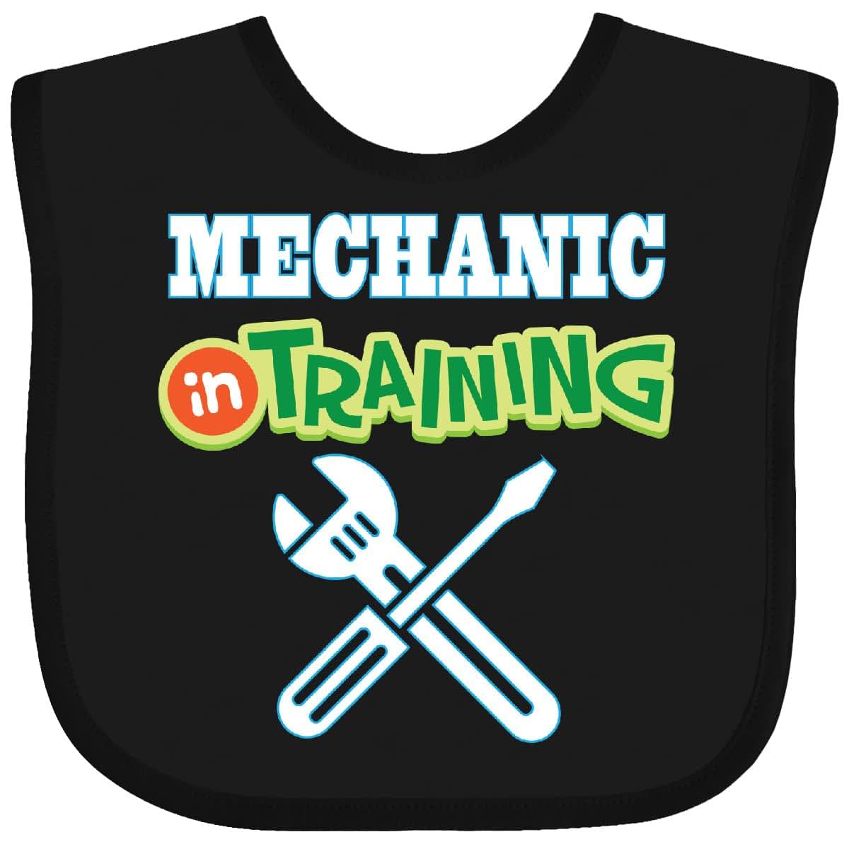 Inktastic Mechanic in Training Bib for Boys