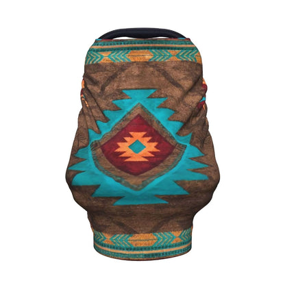 LYPZMET African Tribal Aztec Car Seat Cover For Baby Multi-Use Cover Canopy