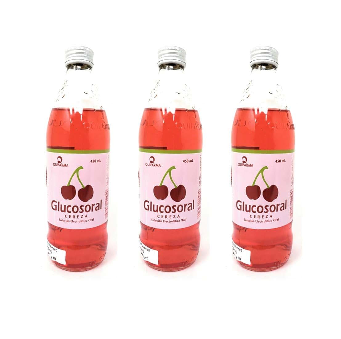 Quifarma Glucosora Cherry Re-hydration Drink, 3 Pack
