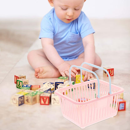 Kisangel Small Plastic Storage Basket 3-Pack