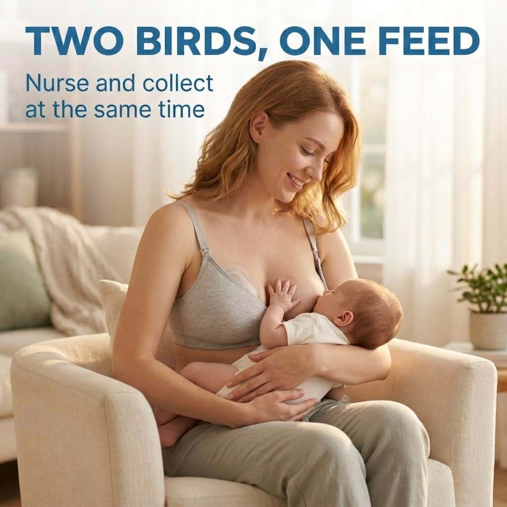 Belona Breast Milk Collector, Silicone Colostrum Collector 2 Pack (photo 3)