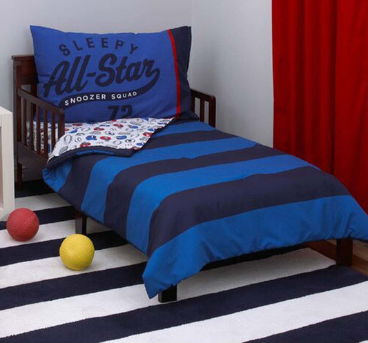 Carter's Sport 4pc Toddler Bedding Set for Crib Mattress