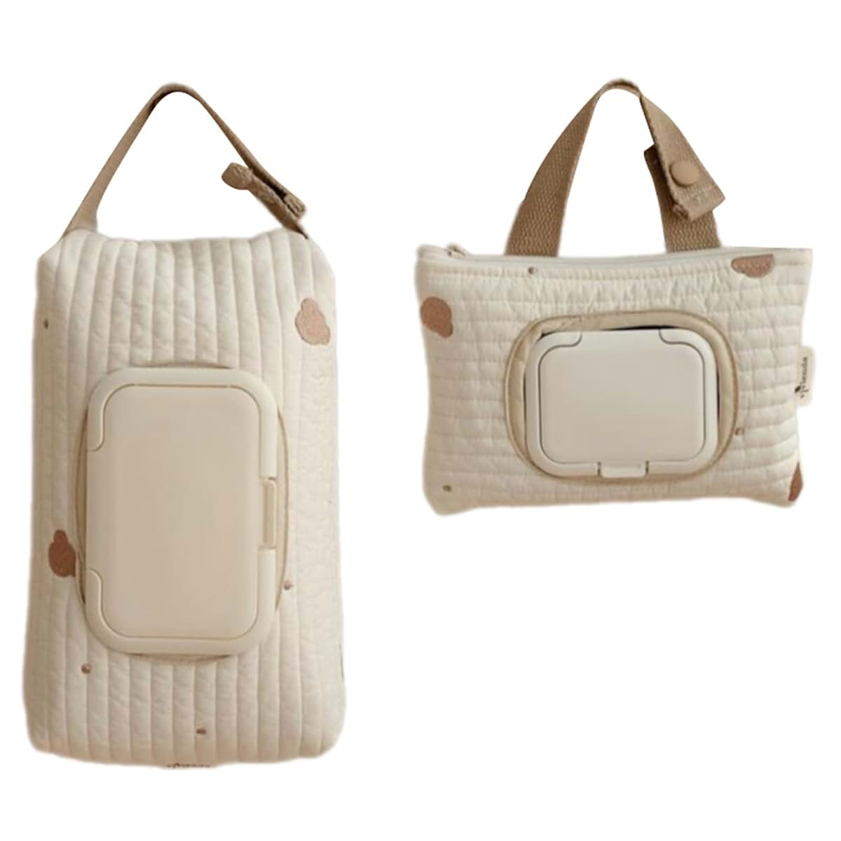 Ptilsery Embroidered Bear Stroller Wet Wipe Pouch (photo 4)