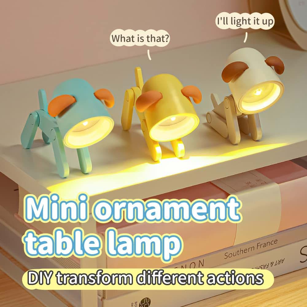 Jemora Cartoon Night Light Kid Lamp Mini Dog LED Desk Lamp (photo 4)