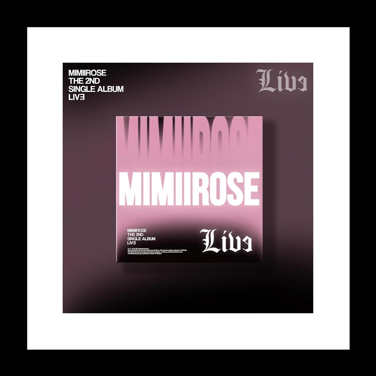 mimiirose LIVE 2nd Single Album Photobook with Photocard, Lenticular Card, Polaroid, and Sticker